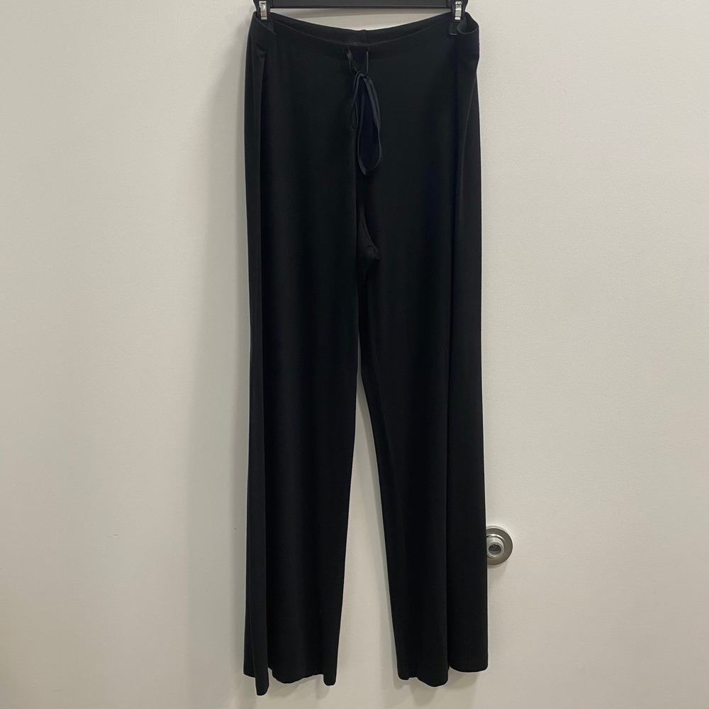 Victoria's Secret Pants Women Large Black Wide Leg Lounge Sleepwear Sleep Pants